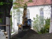 Baustelle Bertsdorf Kirche